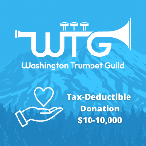 Please consider supporting Washington Trumpet Guild with a tax-deductible donation